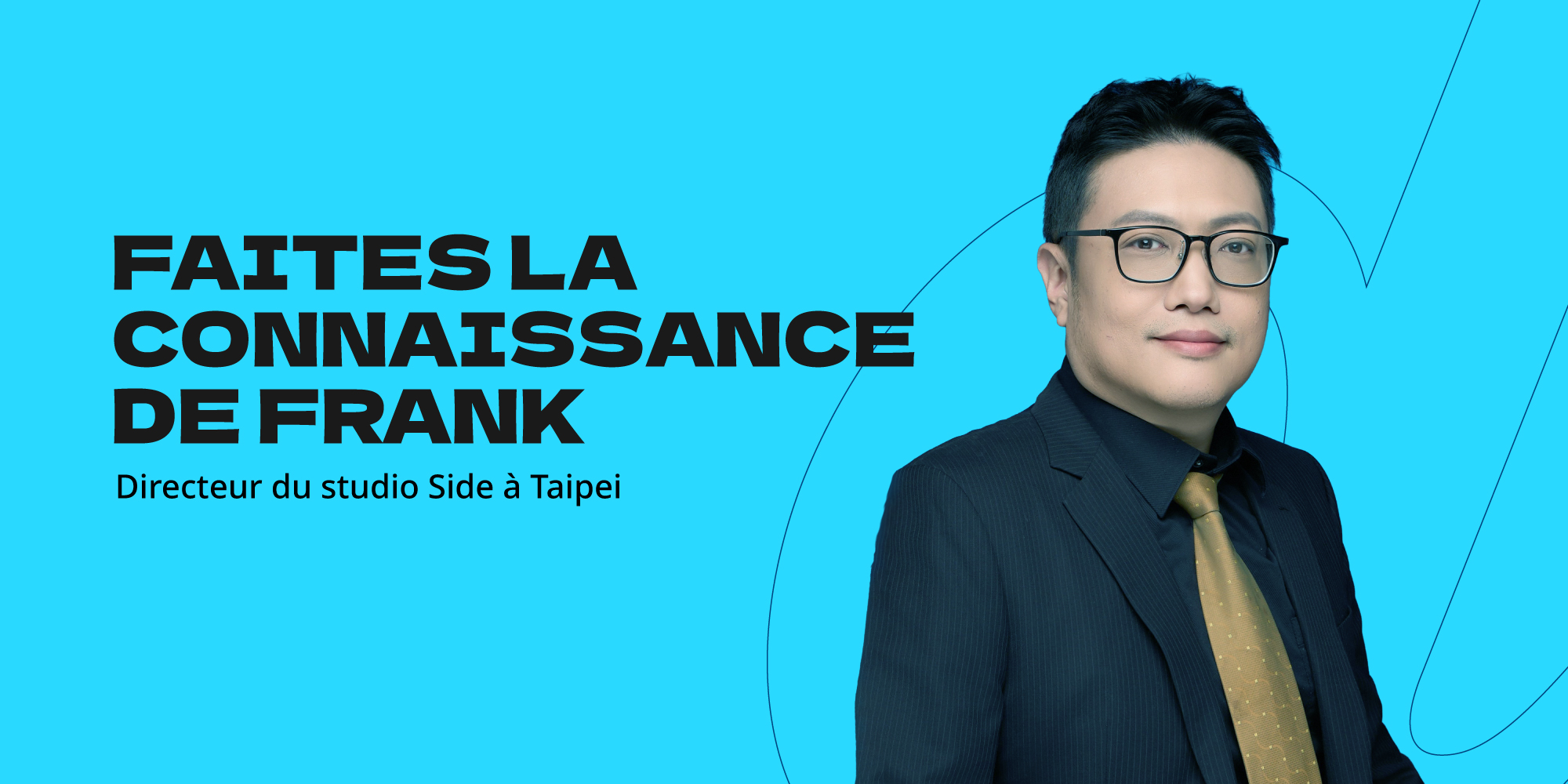 Faites la connaissance de Frank Chang, directeur du studio Side à Taipei